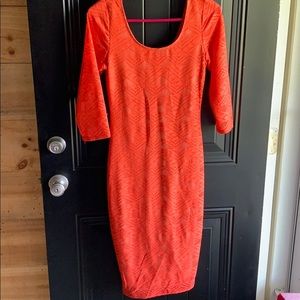 Pink geometric dress!